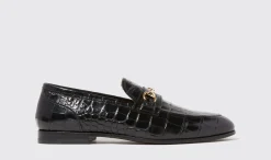 Online Scarosso Alessandro Black Croco Black - Croco-Printed Calf