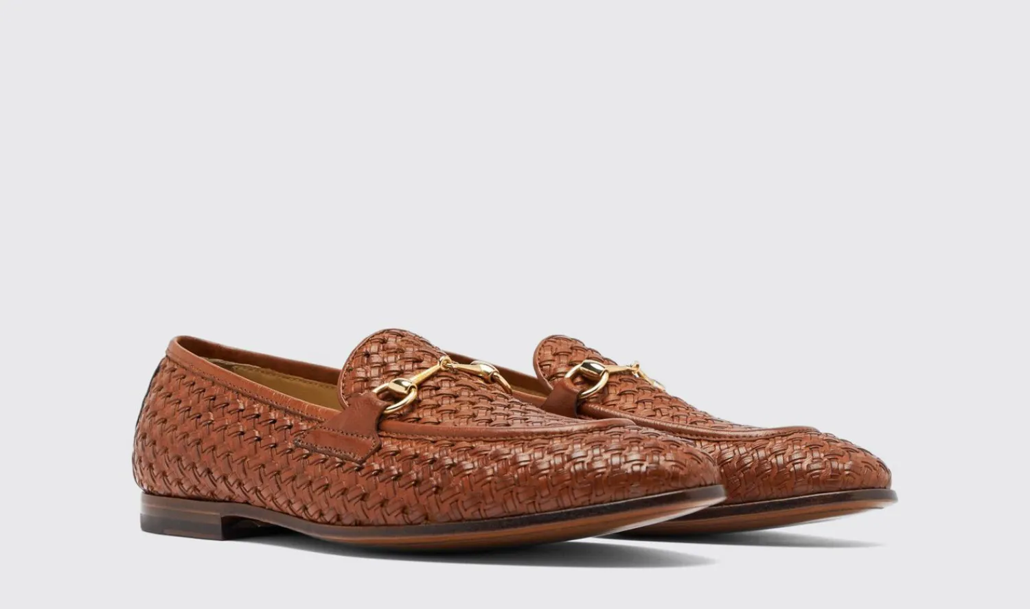 Sale Scarosso Alessandro Cognac Woven Cognac - Calf