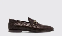 Flash Sale Scarosso Alessandro Dark Brown Croco Dark Brown - Croco-Printed Calf