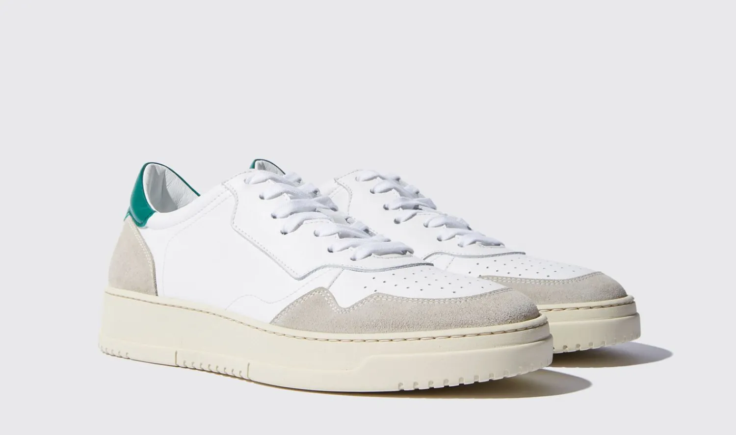 Sale Scarosso Alex Green Edit White/Green - Calf