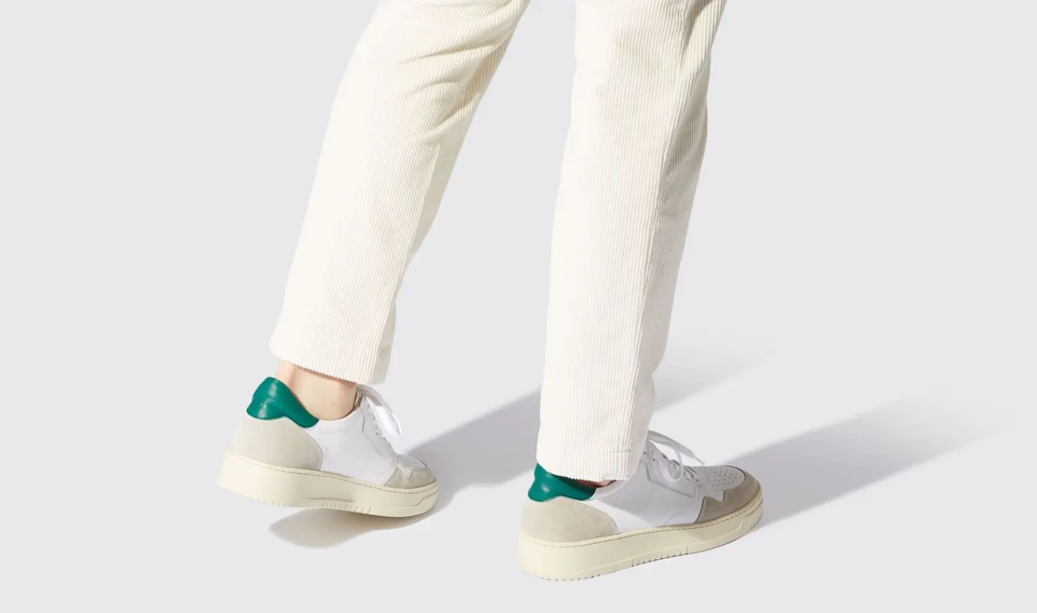 Sale Scarosso Alex Green Edit White/Green - Calf