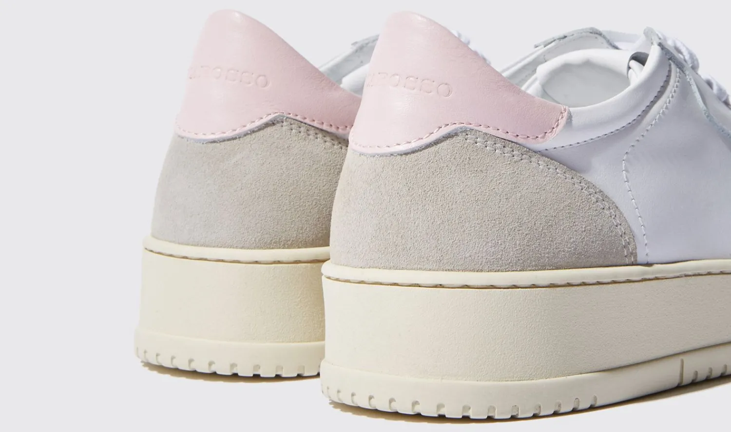 Cheap Scarosso Alexia Pink Edit White/Pink - Calf