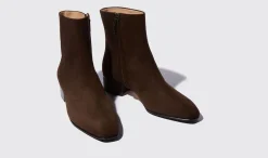 New Scarosso Ambra Marrone Scamosciata Brown - Suede