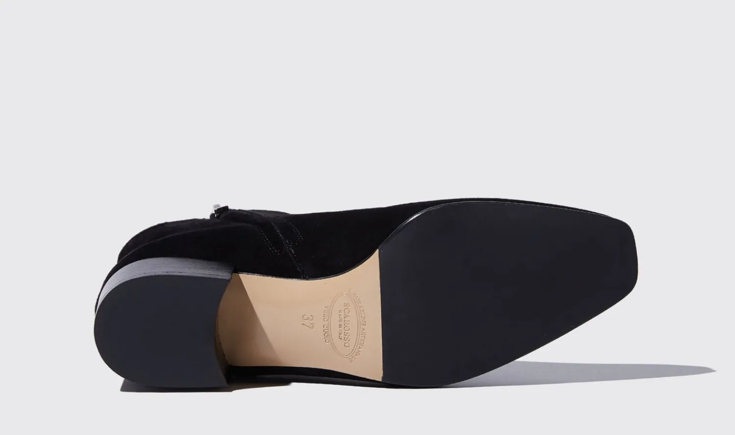 Sale Scarosso Ambra Nera Scamosciata Black - Suede