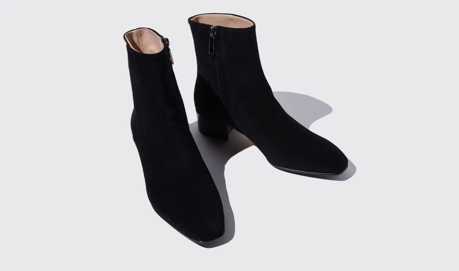 Sale Scarosso Ambra Nera Scamosciata Black - Suede