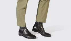 Best Scarosso Archie Black Black - Calf