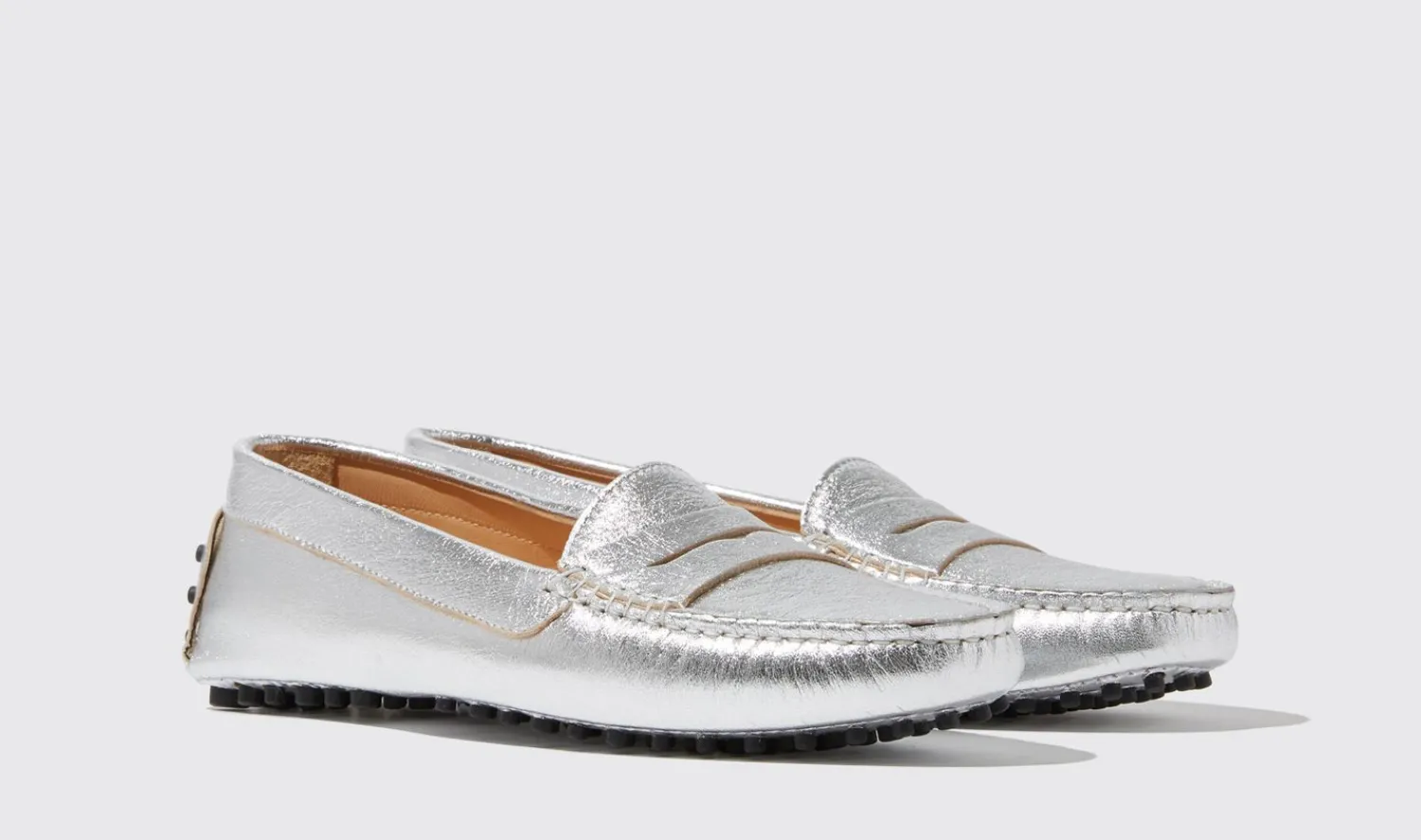 Outlet Scarosso Ashley Silver Silver - Calf