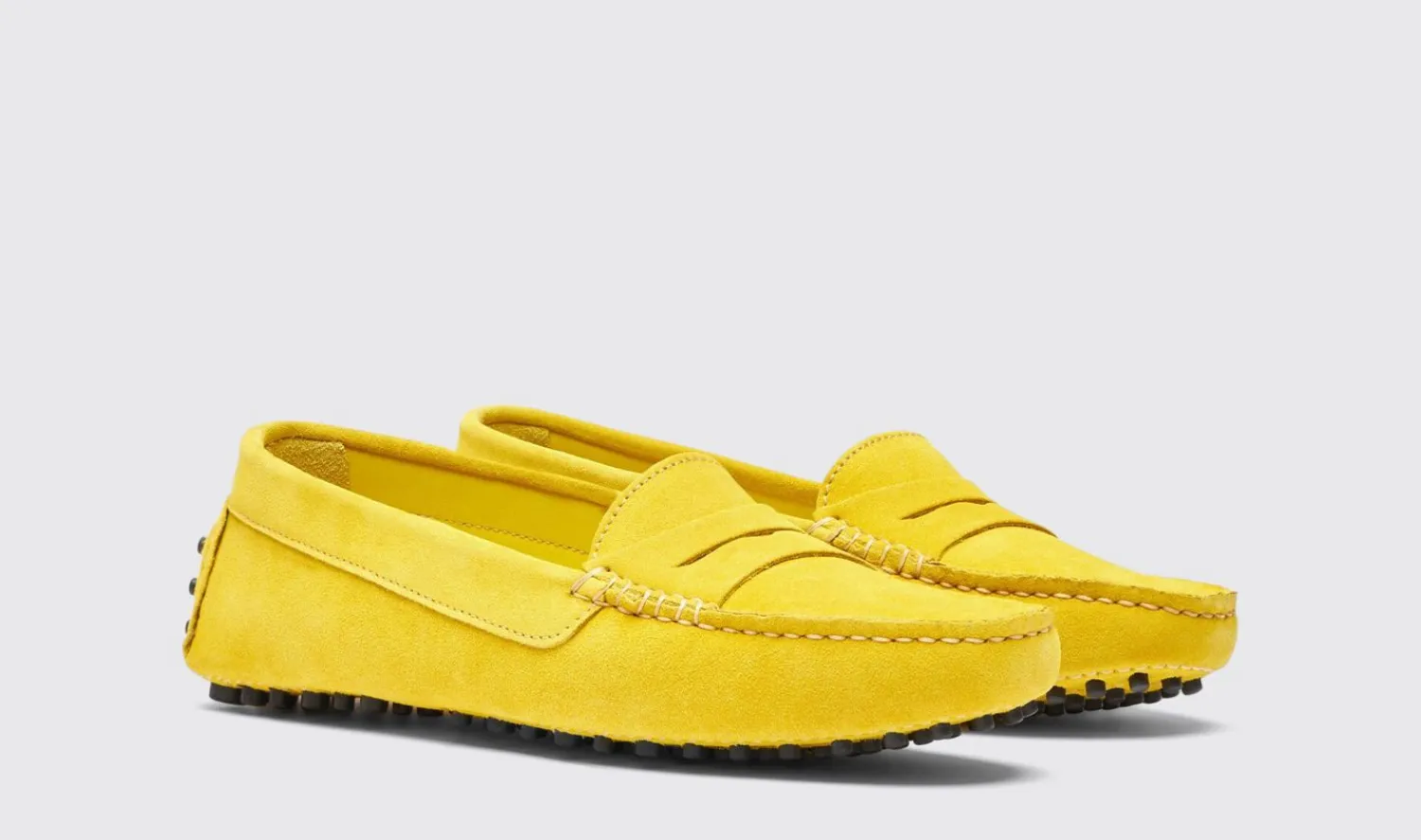 Shop Scarosso Ashley Yellow Suede Yellow - Suede
