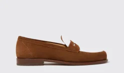 Shop Scarosso Austin Cognac Suede Cognac - Suede
