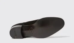 Cheap Scarosso Axel Black Suede Black - Suede
