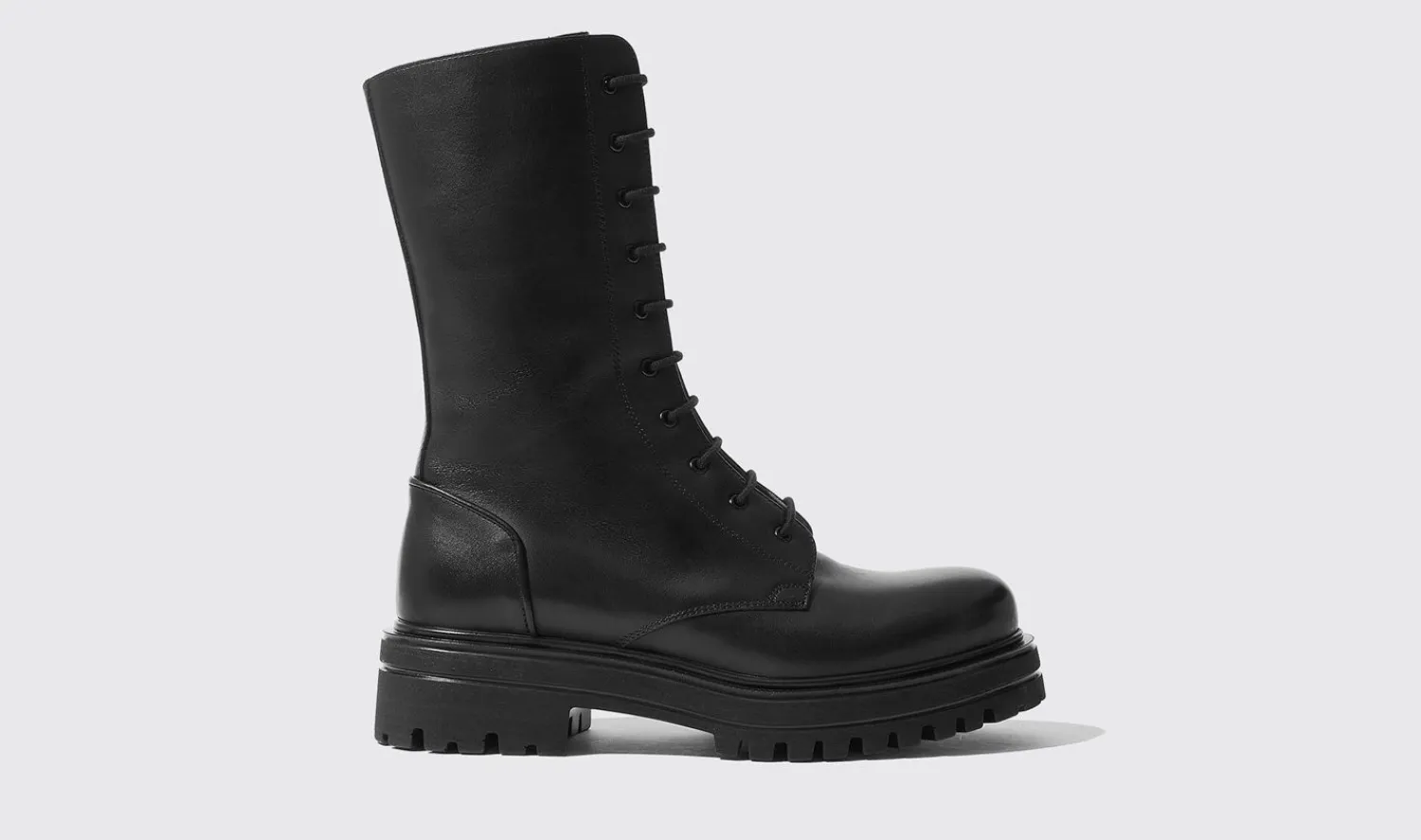 Shop Scarosso Cara Black Black - Calf