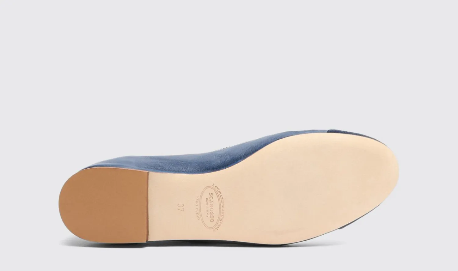 Shop Scarosso Carla Blue Blue - Calf
