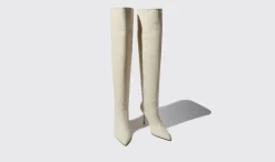 Flash Sale Scarosso Carra Beige Beige - Calf