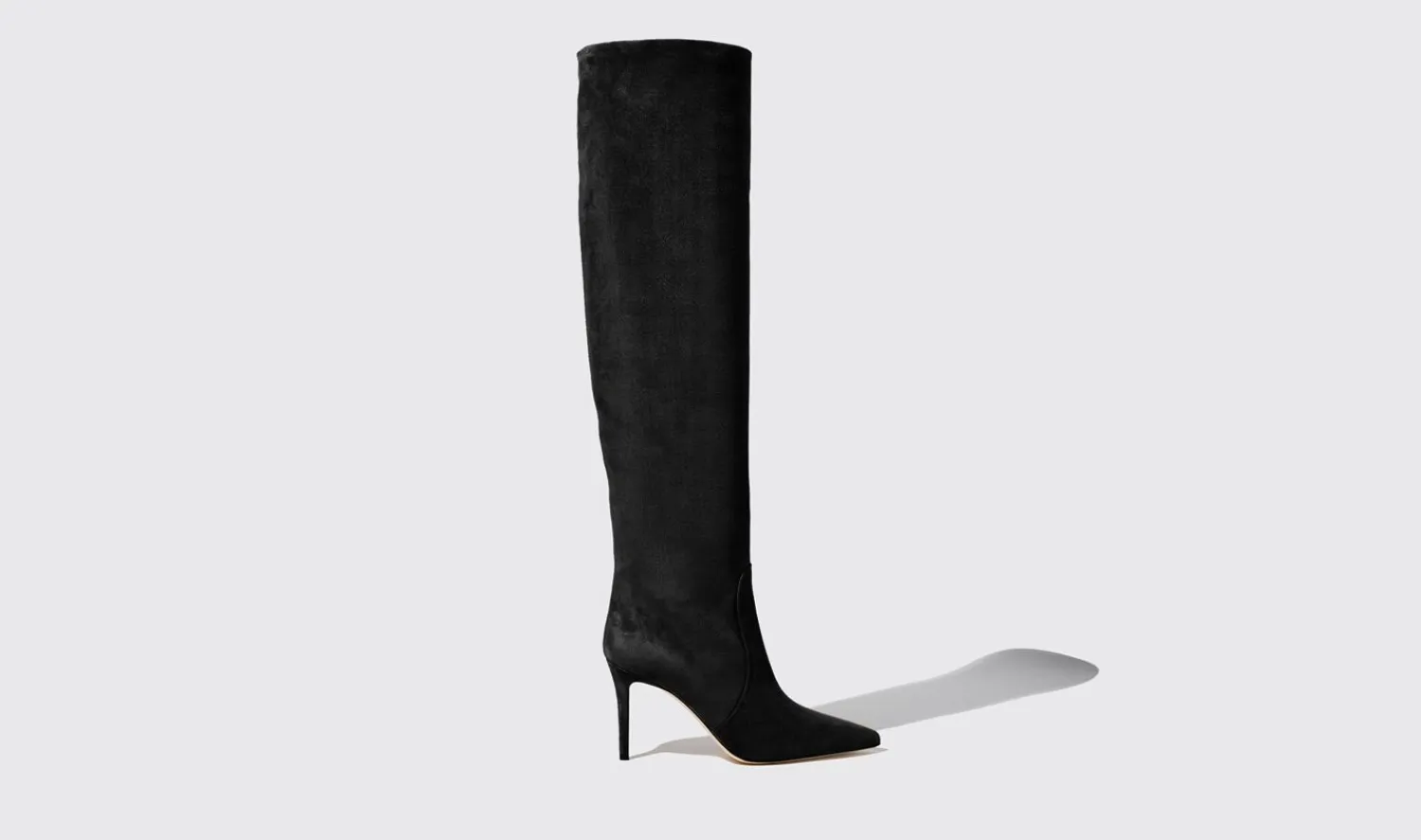 Fashion Scarosso Carra Black Suede Black - Suede