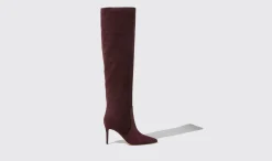 Cheap Scarosso Carra Burgundy Suede Burgundy - Suede