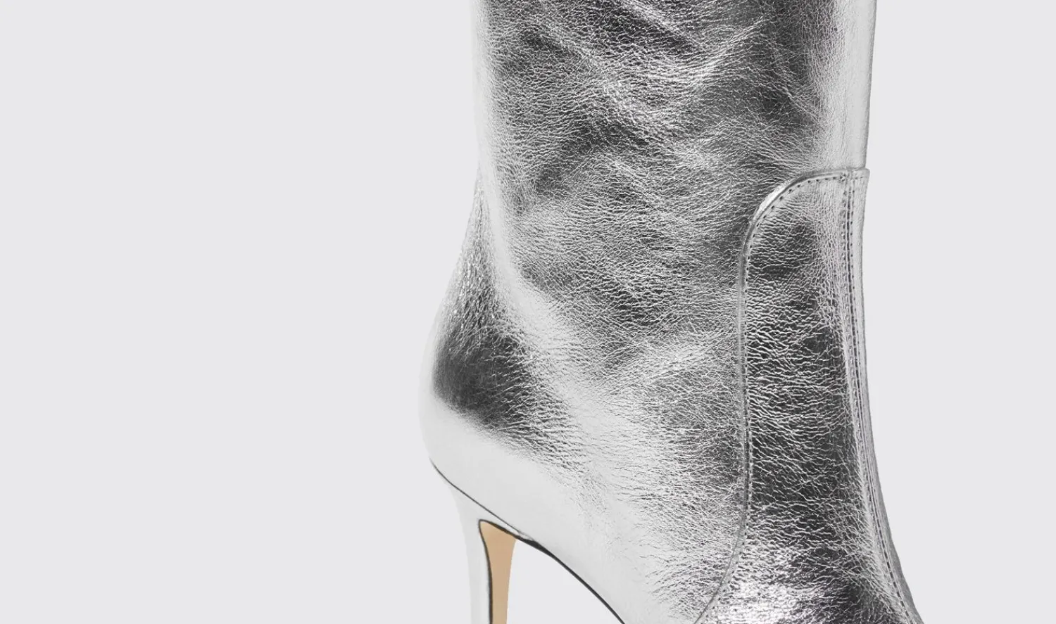 Cheap Scarosso Carra Silver Silver - Calf