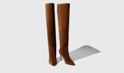 Flash Sale Scarosso Carra Tobacco Suede Tobacco - Suede