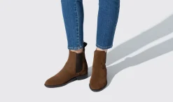 New Scarosso Caterina Marrone Brown Suede
