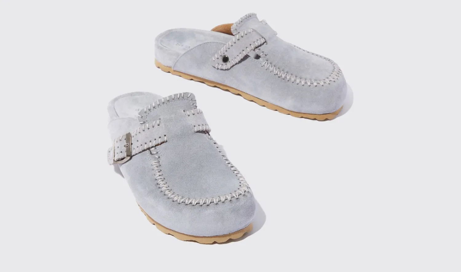 Clearance Scarosso Cheyenne Morning Light Blue - Suede