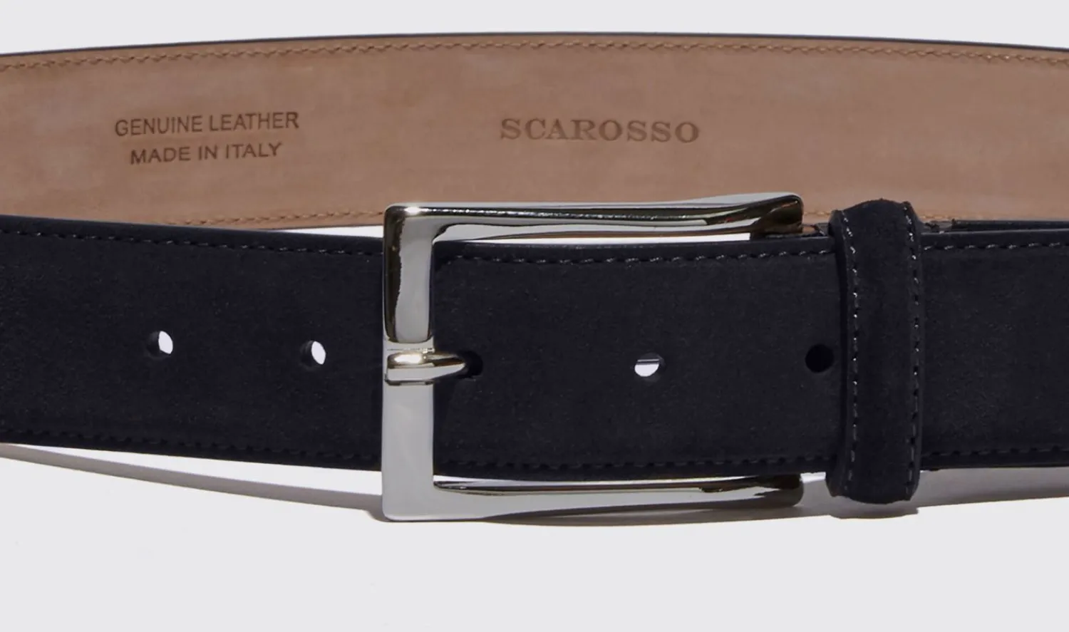 Flash Sale Scarosso Cintura Blu Classica Blue Suede