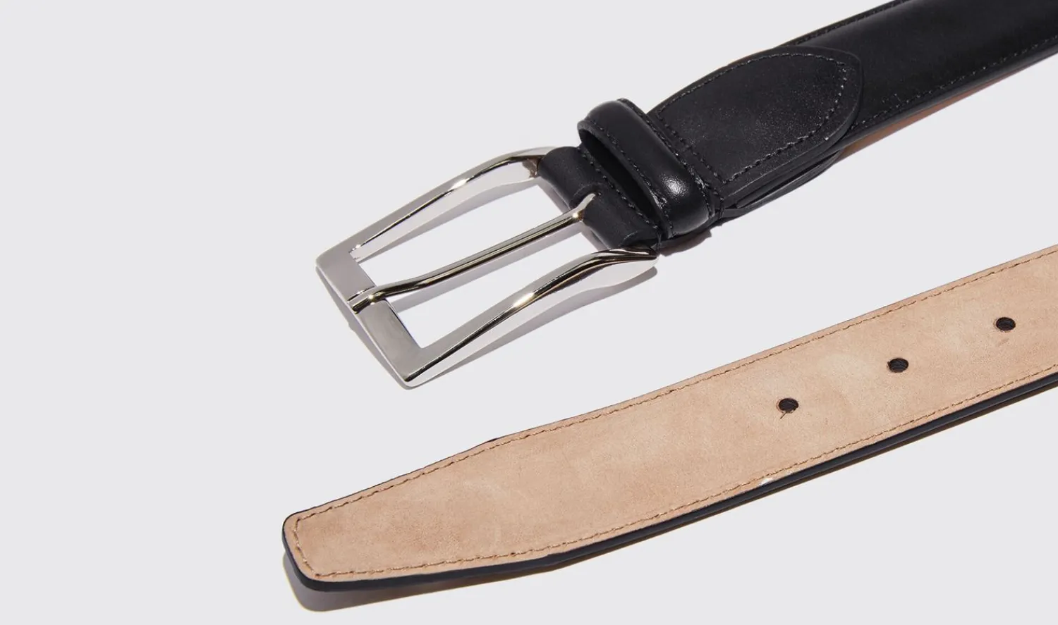 Outlet Scarosso Cintura Nera Classica Black Calf