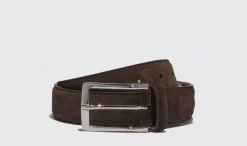 Sale Scarosso Cintura Testa Di Moro Classica Dark Brown Suede
