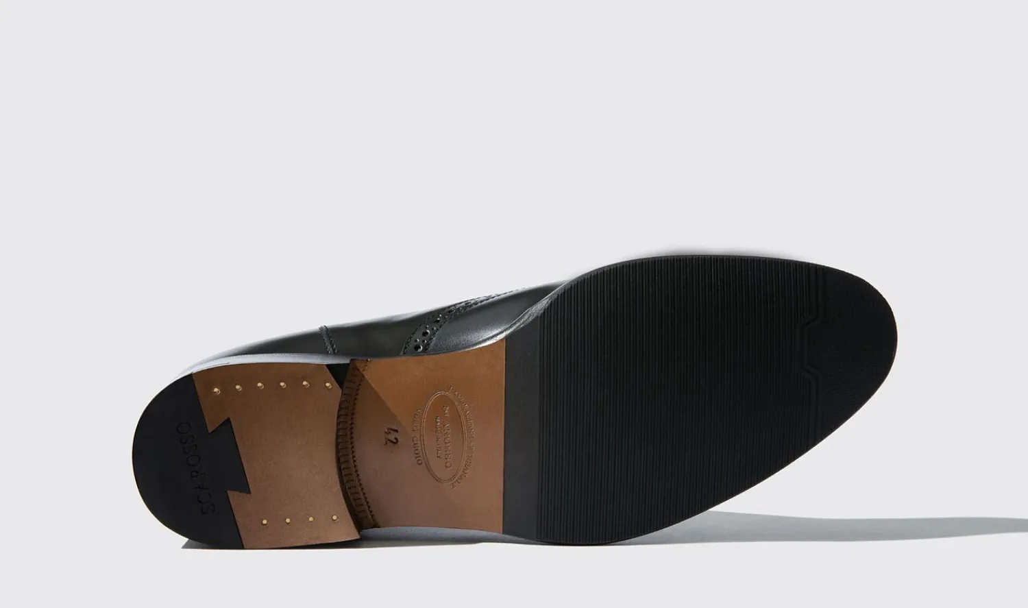 Shop Scarosso Dario Nero Black Calf