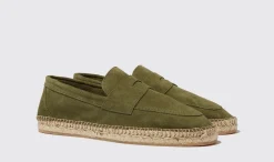 Shop Scarosso Diego Green Suede Green - Suede