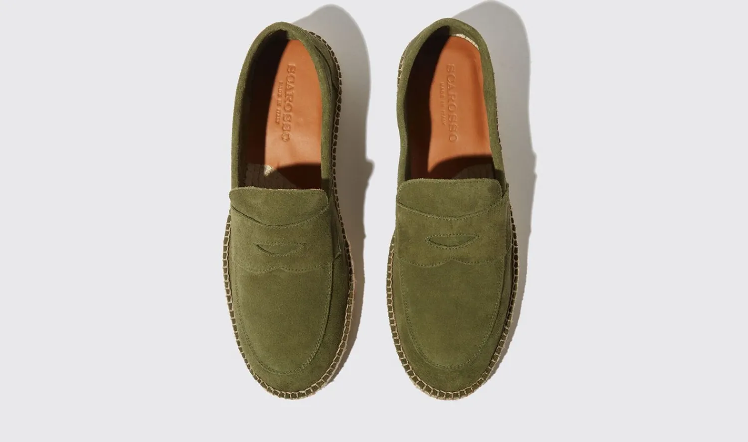 Shop Scarosso Diego Green Suede Green - Suede