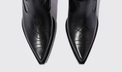 Clearance Scarosso Dolly Black Black - Calf