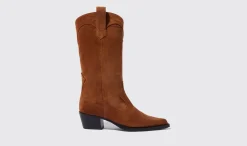 Outlet Scarosso Dolly Tan Suede Tan - Suede