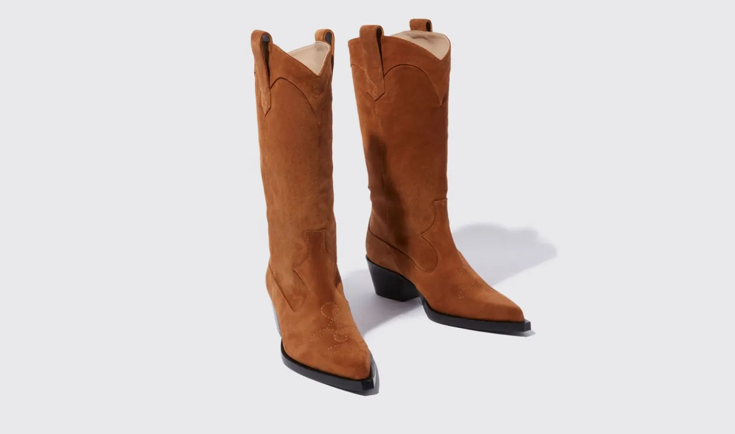 Outlet Scarosso Dolly Tan Suede Tan - Suede