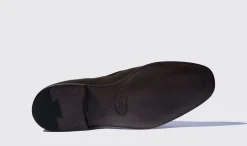 Cheap Scarosso Duccio Ebano Scamosciato Leggero Dark Brown Suede
