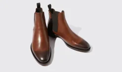 Online Scarosso Enzo Castagno Chestnut Calf