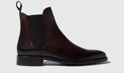 Outlet Scarosso Enzo Ebano Dark Brown Calf