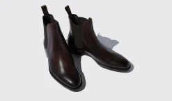 Outlet Scarosso Enzo Ebano Dark Brown Calf