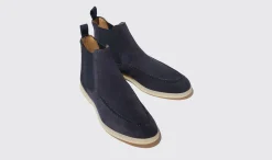 Store Scarosso Eugenia Blu Scamosciata Blue - Suede Leather