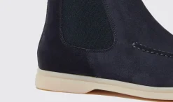 Store Scarosso Eugenia Blu Scamosciata Blue - Suede Leather