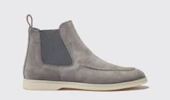 Clearance Scarosso Eugenia Grigia Scamosciata Grey - Suede Leather