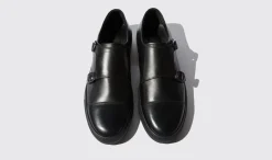 Shop Scarosso Fabio Nero Intenso Black Black - Calf