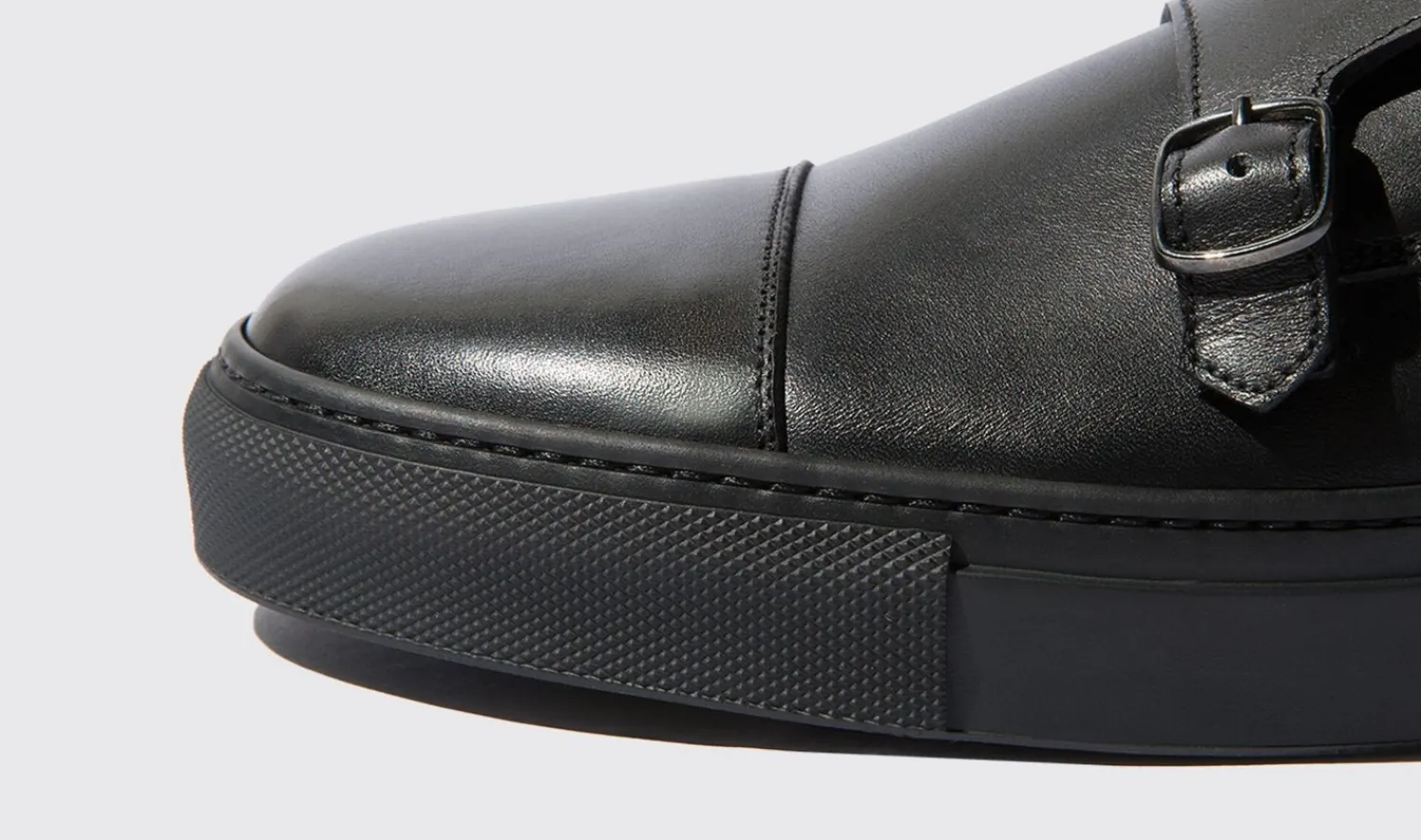 Shop Scarosso Fabio Nero Intenso Black Black - Calf