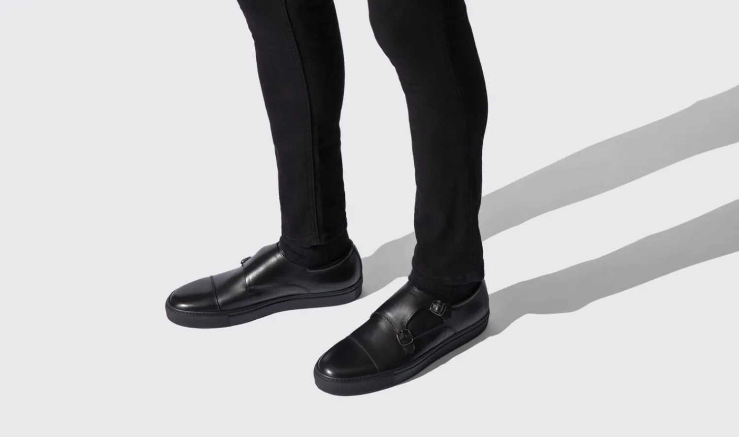 Shop Scarosso Fabio Nero Intenso Black Black - Calf