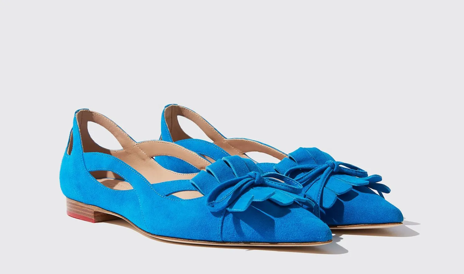 Online Scarosso Forget-Me-Not Light Blue - Suede