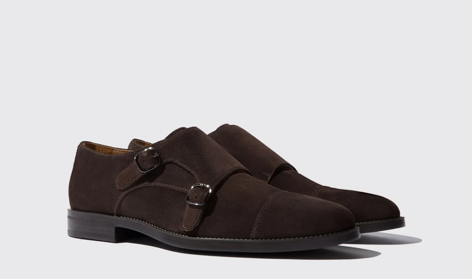 Shop Scarosso Francesco Moro Scamosciato Dark Brown Suede