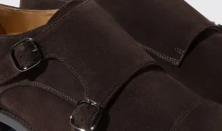 Shop Scarosso Francesco Moro Scamosciato Dark Brown Suede