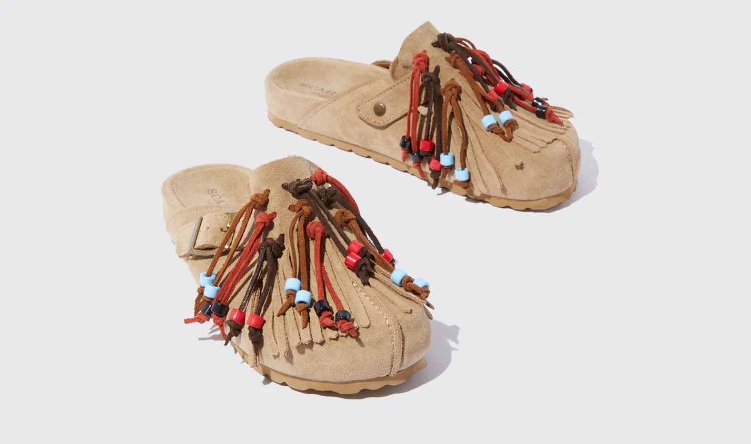 Sale Scarosso Gea Beige Beige - Suede