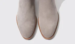 Shop Scarosso Giancarlo Taupe Taupe Suede