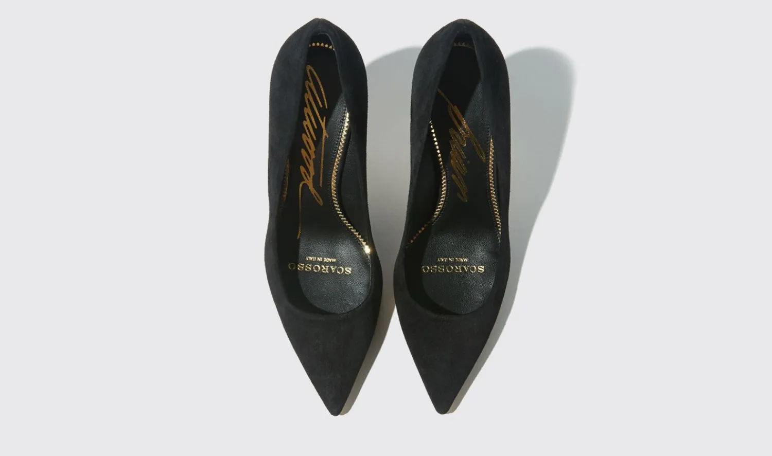 New Scarosso Gigi Black Suede Black - Suede
