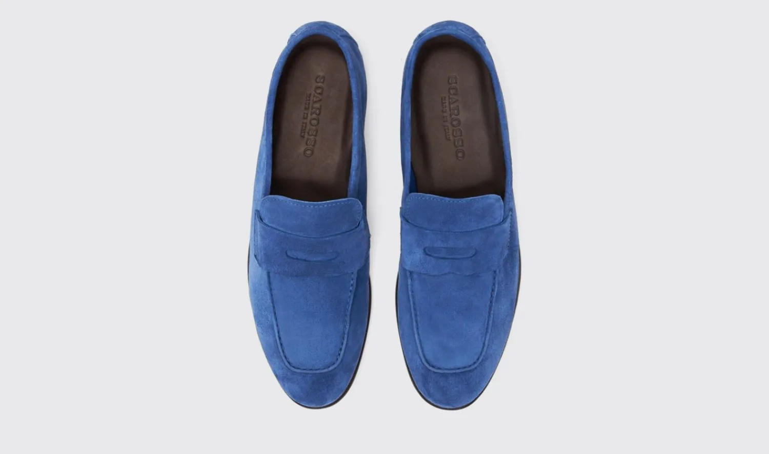 Sale Scarosso Gregory Blue Suede Blue - Suede