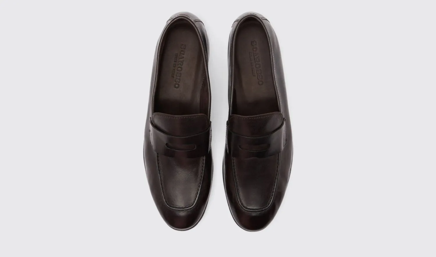 Cheap Scarosso Gregory Dark Brown Dark Brown - Calf